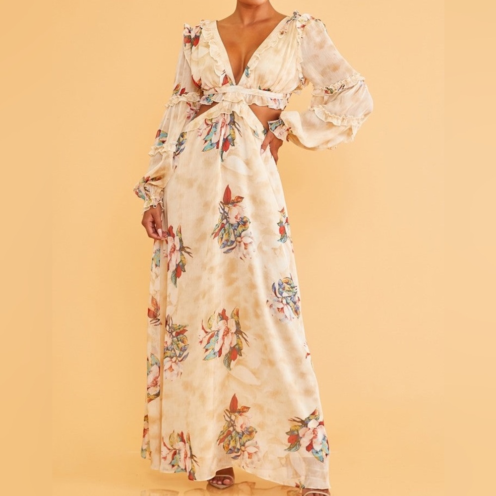 Luxxel floral Sundress size s/m/l